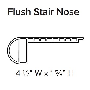 Accessories Flush Stairn Nose 8mm Max (Sandbank)